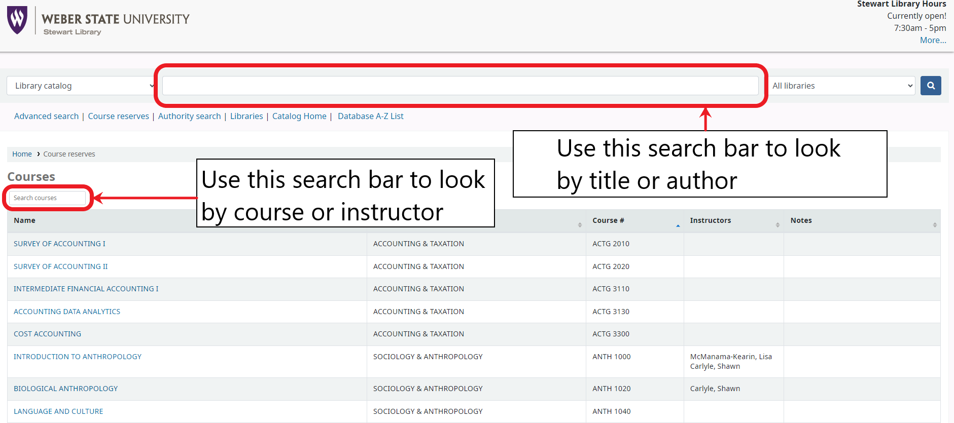 Textbook Library Stewart Library